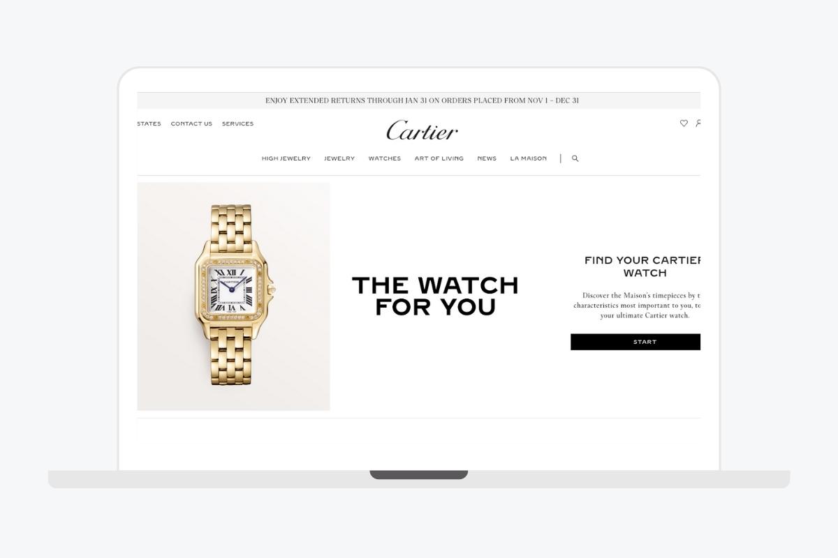 How Cartier improved their digital customer experience